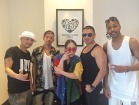 【ブログ-銀座】ゲストに女性ラッパーのAh HUHさんをお迎えしました♪